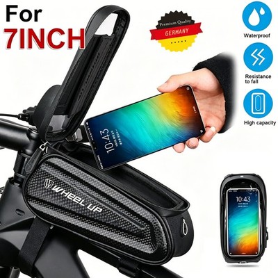 Fahrrad Tasche，Rahmentasche-Handy Oberrohrtasche Smartphone Halterung e-Bike Bag