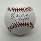 Brandon Nimmo Autographed ROMLB Rawlings Baseball Texas ! Go Rangers ! Fanatics
