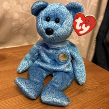 Vintage 2001 Classy The People's Teddy Bear Ty Beanie Baby BNWT