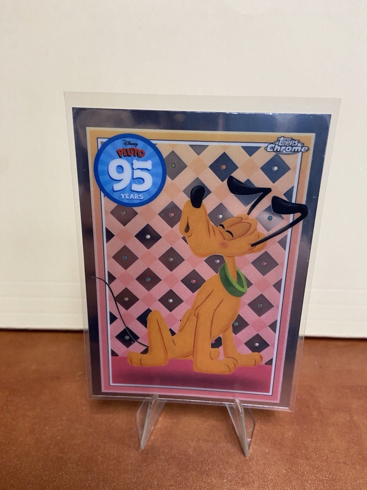 2025 Disney Topps Chrome Pluto 95 Years #PL-5