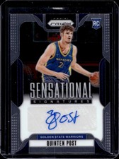 2024-25 Panini Prizm Quinten Post Sensational Signatures RC Rookie Auto #SS-QPW