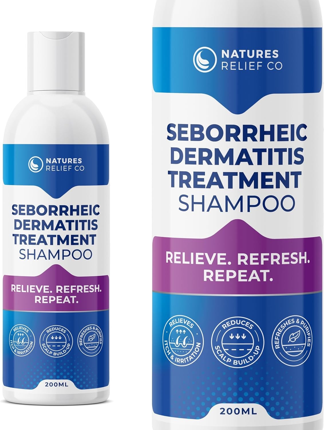 Seborrheic Dermatitis Shampoo | Anti Dandruff 200 ml (Pack of 1), White - Image 2