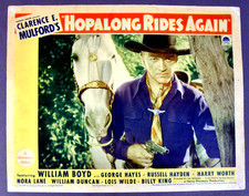 Hopalong Cassidy Rides Again-William Boyd Western Cowboy Lobby Card-1937-DPLC