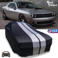 For Dodge Challenger 2008-2022 Car Cover Stretch Satin Scratch Dustproof Indoor