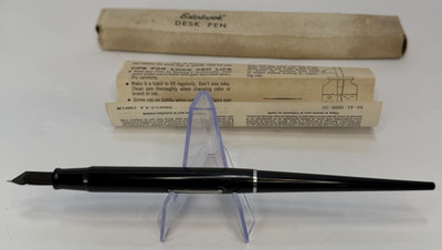 Vintage Esterbrook 2550 Black Complete with Warranty Paperwork and Box Early Mod