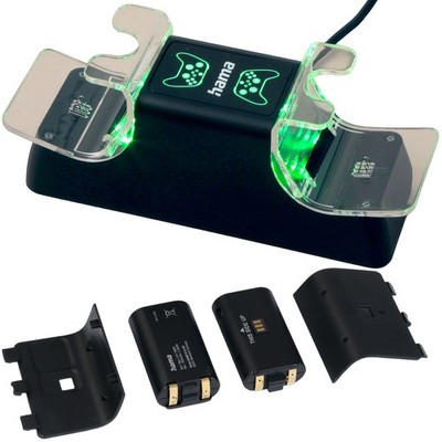 Hama Ladestation + 2x Akku Ladegerät für XBOX Series S / X Wireless Controller