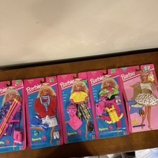 De colección 5 Barbie Deportes Moda Ropa Años 90 Y2K Esquí Buceo Tenis Patín Nuevo de Lote Antiguo