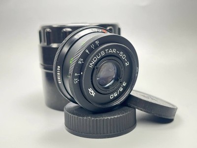Lens Vintage INDUSTAR 50-2 Blak 3.5/5 M42 Soviet lens For Sony Zenit Canon Nikon