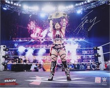 Iyo Sky WWE Autographed 16" x 20" RAW on March 3, 2025 Raising Title Photograph