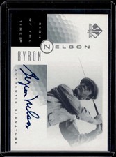 2001 Upper Deck SP Authentic Sign of the Times Byron Nelson Authentic Signature