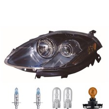 Scheinwerfer links inkl. Premium Lampen für Fiat Bravo II 198 mit LWR Motor