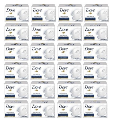 (12) Pack 25 Grams Cream Beauty Bar Travel Size Soap .88 Oz