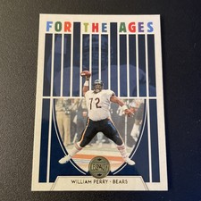 William Perry For the Ages 2022 Panini Legacy #FA-16 Chicago Bears Football Card