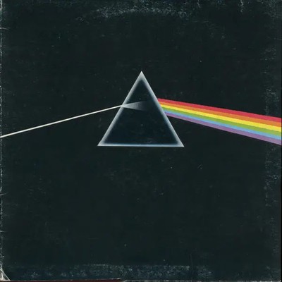LP Pink Floyd The Dark Side Of The Moon ITALIAN REPRESS, GATEFOLD, POSTERS