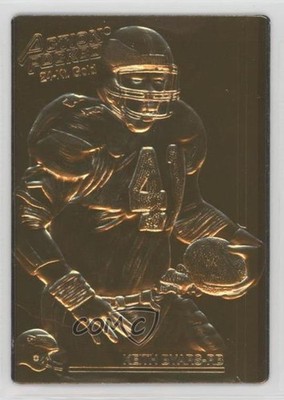 1992 Action Packed 24-Kt Gold Mint 21/500 Keith Byars #204 1hm6