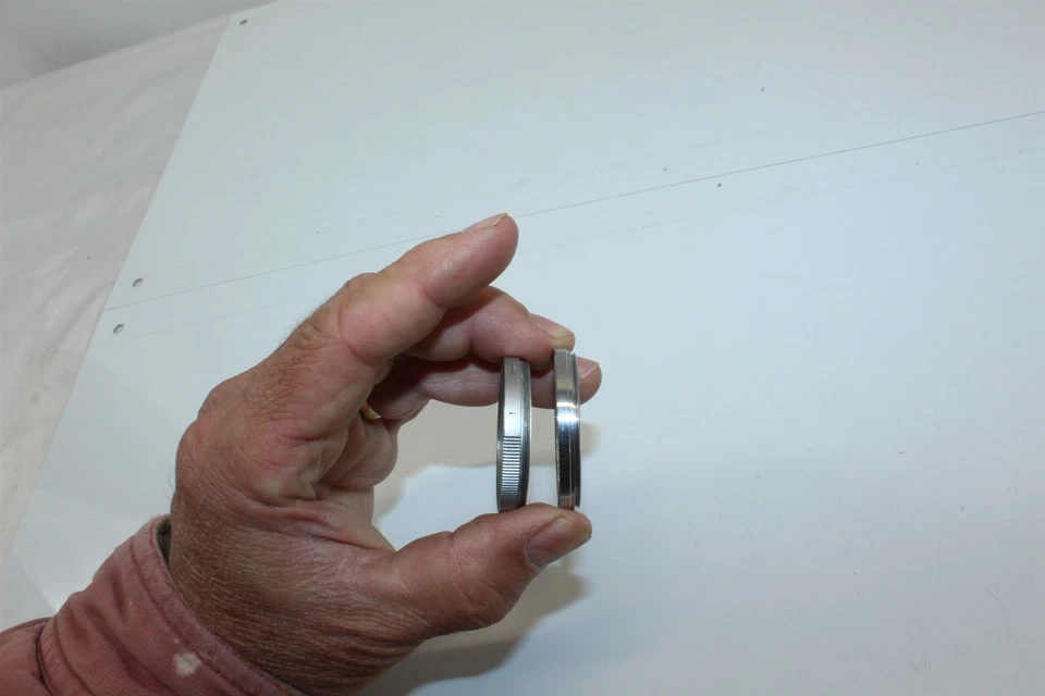 Camera Lens Filters Lot of 2 Yellow Ernst Leitz Gmbh Wetzlar Clear - Walz #1091A - Image 4 of 4