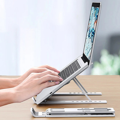 Portable Laptop Stand Adjustable Foldable Notebook Tablet Holder Computer Desk