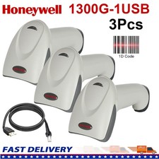 3Pack Honeywell 1300G-1USB Handheld 1D Imager Barcode Scanner W/ USB Cable USA
