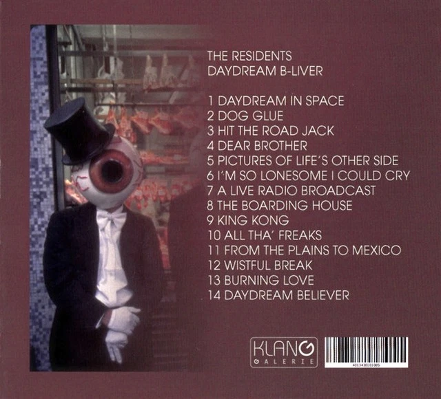 THE RESIDENTS | DAYDREAM B-LIVER | CD DIGIPAK KLANGGALERIE - Bild 2 von 3