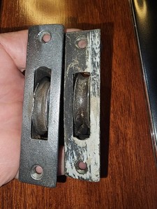 Antique Steel and Cast Iron Window Pulleys -The lot is 35 total.