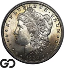 1900-O Morgan Silver Dollar Coin, Lovely Album Toner, Choice Gem BU++