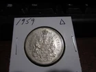 1959 - Canada silver 50 cent - Canadian half dollar