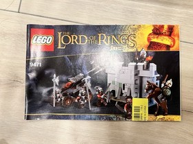 Lego Lord Of The Rings 9471 Uruk-Hai Army Empty Box And Instructions ONLY
