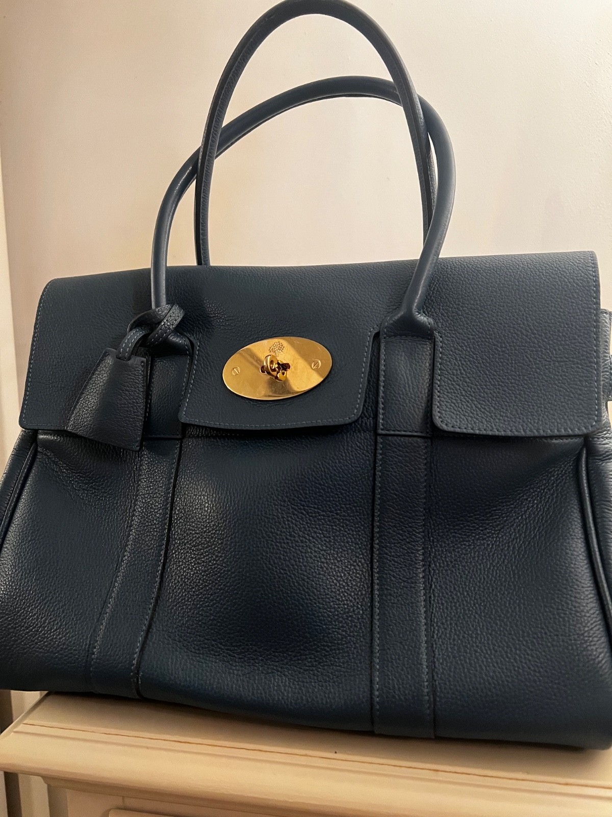 Mulberry Bayswater Bag - PETROL BLUE-Excellent Condition