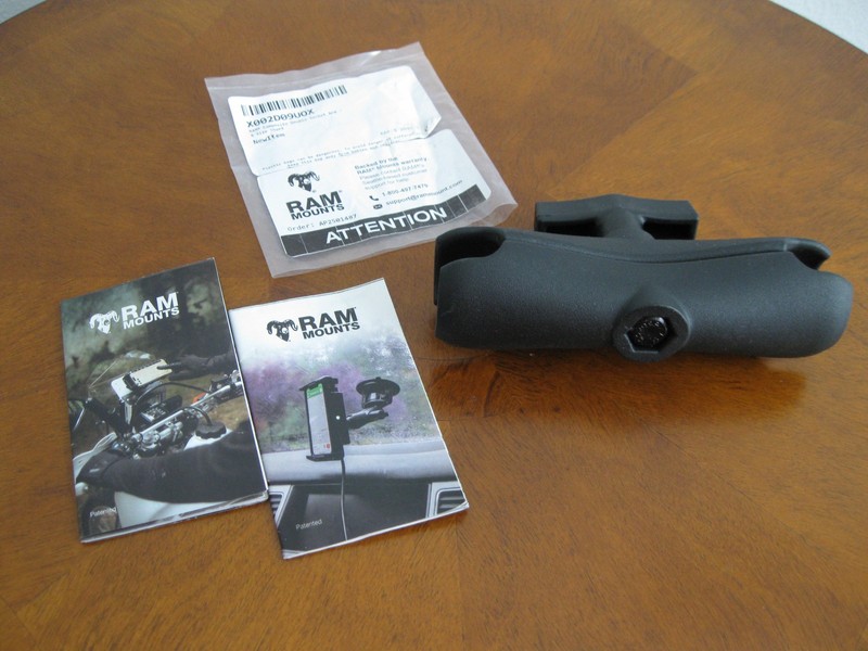 RAM Mounts Double Socket Arm RAM-201U Medium for RAM C Size 1.5" Ball Components