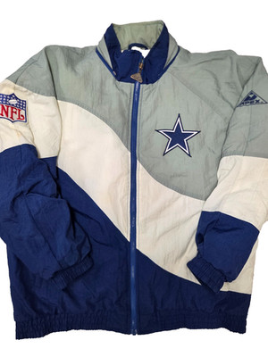Apex One NFL Dallas Cowboys Full Zip Puffer Jacket in Cowboy Colors Size L