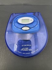 Audiovox DM8905-45B 45 sec Anti Shock CD player - Tested And Works Fine Blue