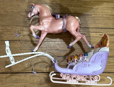 Barbie in the Nutcracker Marzipan and the Candy Sleigh Horse 50309 2001 B2