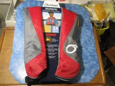 NEW UNIVERSAL ADULT SIZE OVERTON'S MANUAL INFLATABLE LIFE JACKET Life Vest