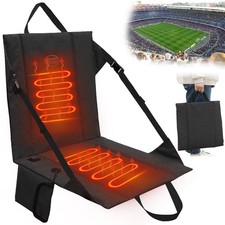 Heated Stadium Seat Cushion Pad Cordless Rechargeable 149F USB Battery Heated