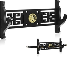 Barydat 1 Tier Sword Holder Katana Stand Wall Mount Samurai 14.57 x 7.68 Inch 