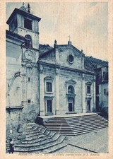 du63 cartolina arpino la chiesa parrocchiale di s.andrea frosinone