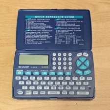 Vintage Sharp EL-6810 Memo Master Organizer 64 KB Diario Elettronico PDA