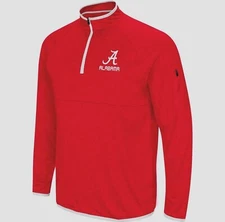 Alabama Crimson Tide Men's Colosseum Rival Quarter-Zip Pullover - New With Tags!