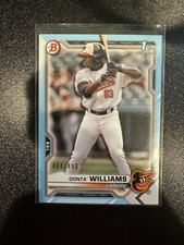 2021 Bowman Draft Donta' Williams SKY BLUE /499 Orioles