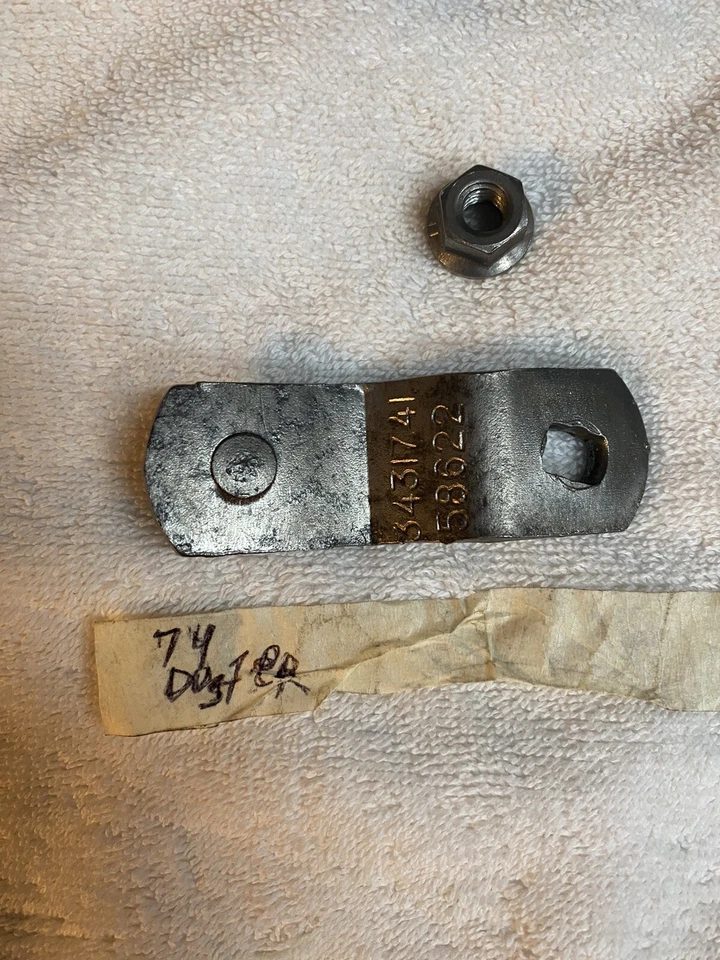 Mopar 1973-76 A-Body 74 PLYMOUTH DUSTER limpiaparabrisas brazo motor + tuerca ¡ENVÍO GRATUITO!!!!!!!! Foto 4 de 4