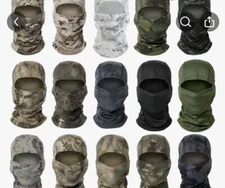 Cold Weather Balaclava Windproof Fleece Camo Hood for Hunting Ski Full Face Mask