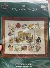 1998 The Craft Collection Cross Stitch Kit  Cottage Garden   cskcg