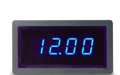 FCB*USA BLUE Solar/Hydrogen/Wind Energy Battery voltmeter, Sure, Auto-Brightness