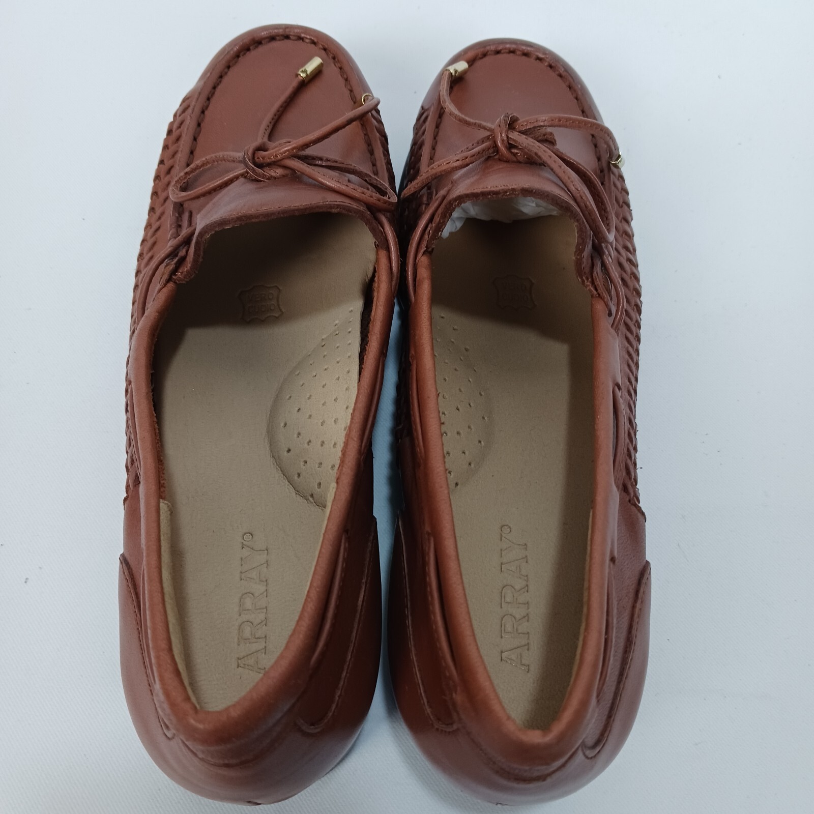 Array Phoenix Brown Leather Braided Side Open Nes… - image 4