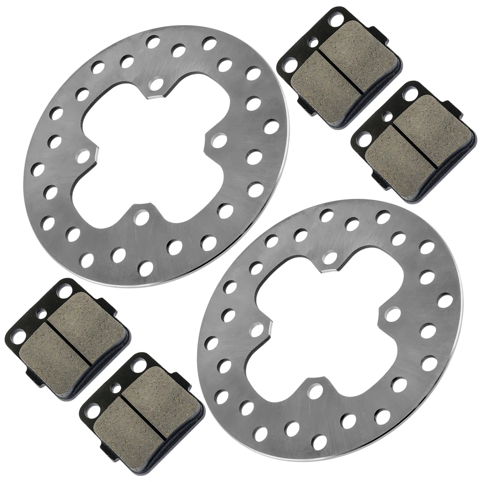 2 Front Brake Disc Rotor for Honda Foreman 500 TRX500FM 4x4 2014 - 2019 w/ Pads - Image 4 of 4