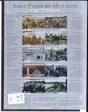 FRENCH COLONIES @  Saint Pierre 2000  Souv. Sheet  MNH Nice Priced   @ Fr.1103