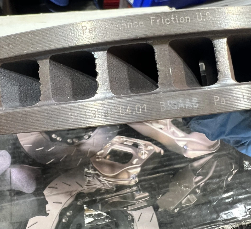 Performance Friction Brake Rotor 323.35.0064.31 Racing NASCAR Asphalt - Image 3 of 4