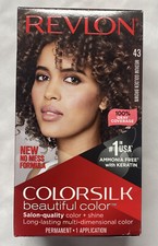Revlon Colorsilk Permanent Hair Dye  43 MEDIUM GOLDEN BROWN