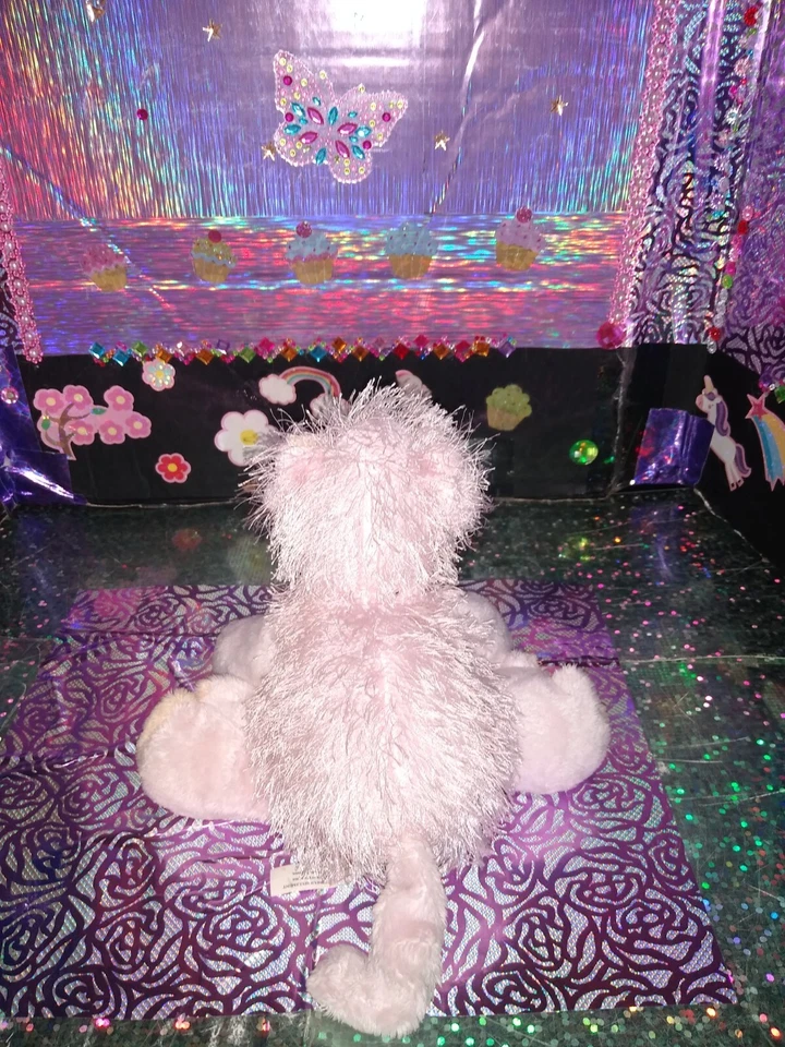 🦄Ganz / Webkinz Stringy "Pig" Pink Color HM002 9" Plush! *No Code. - Image 2 of 4