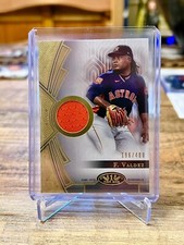 2023 Topps Tier One FRAMBER VALDEZ Game Used Relic 196 /400 HOUSTON ASTROS